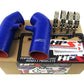 HPS Blue Reinforced Silicone Post MAF Air Intake Hose Kit Infiniti 08-14 G37 3.7L