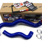 HPS Blue Reinforced Silicone Radiator Hose Kit Coolant Ford 03-07 F450 Superduty 6.0L Diesel w/ Twin Beam Suspension