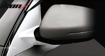 2011-2015 Kia Optima Rearview Mirror Cover Overlay Chrome ABS Pair