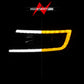 ANZO 11-13 Jeep Grand Cherokee (Factory Halogen Only) Projector Headlights w/Light Bar Swtchbk Black 111568
