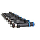 Ford Racing 55 LB/HR at 40PSI Fuel Injector Set 8 Pack M-9593-M55GT