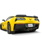 Akrapovic 14-17 Chevrolet Corvette Z06 (C7) Slip-On Line (Titanium) w/ Carbon Tips MTP-CO/TI/2