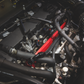 AMS Performance 08-15 Mitsubishi EVO X CNC Machined Aluminum Fuel Rail w/Pulsation Dampener - Red AMS.04.07.0006-1