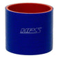 HPS 3-1/2" ID, 4" Length, Silicone Straight Coupler Hose, High Temp 4-ply Reinforced, 89mm ID, Blue