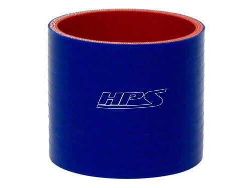 HPS 4-1/2" ID, 4" Length, Silicone Straight Coupler Hose, High Temp 4-ply Reinforced, 114mm ID, Blue