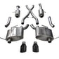 Corsa Performance 15-16 Jeep Grand Cherokee Black 2.5in Dual Rear Exit Cat-Back Exhaust