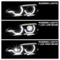 Spyder BMW X5 E70 07-10 Xenon/HID AFS High-Power LED Headlights - Black PRO-YD-BMWE7007AFSHIDAP-BK 5088239
