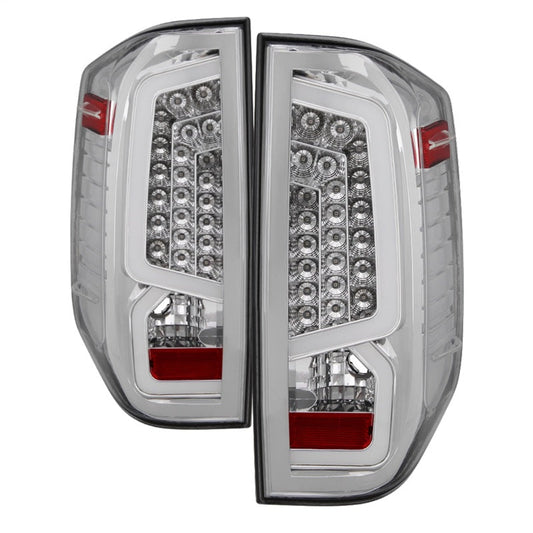 SPYDER xTune 14-16 Toyota Tundra Light Bar LED Tail Lights - Chrome (ALT-JH-TTU14-LED-C) 9040467
