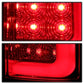 Spyder 07-13 GMC Sierra 1500 V2 Light Bar LED Tail Lights - Red Clear (ALT-YD-GS07V2-LBLED-RC) 5084767