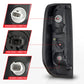 ANZO 2005-2021 Nissan Frontier LED Taillights Black Housing/Clear Lens 311443