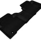 3D MAXpider 2013-2019 Hyundai Santa Fe/Santa Fe Xl Kagu 2nd Row Floormats - Black L1HY02821509