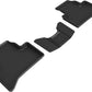 3D MAXpider 18-21 Alfa Romeo Stelvio / Stelvio Quadrifoglio Kagu 2nd Row Floormats - Black L1AR00021509
