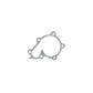 Cometic Gasket Cometic Nissan VG30DE/VG30DETT .015in Fiber Water Pump Gasket C4777-015