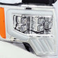 AlphaRex 09-14 Ford F-150 NOVA LED Projector Headlights Plank Style Chrome w/Activ Light/Seq Signal 880191 *Discontinued