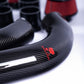 RENNELEMENT G90/G99 M5 3.5” Dry Carbon Fiber Front Mount Intake System