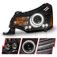 Anzo 2008-2011 Ford Focus Projector Headlights Black