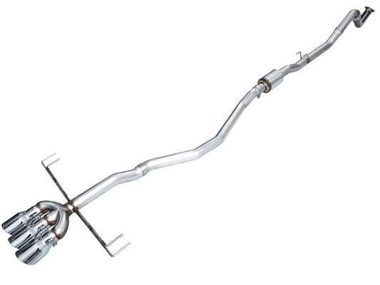 AWE Tuning 2024 Acura Integra Type S DE5 FWD Track Edition Exhaust w/ Triple Chrome Silver Tips 3020-52335