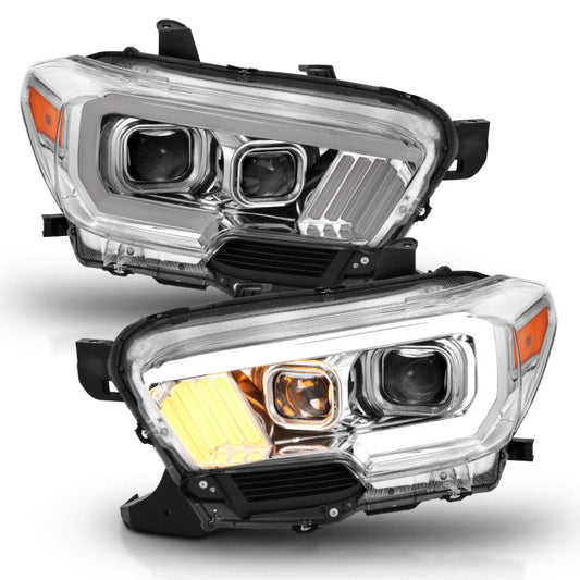 Anzo  2016-2017 Toyota Tacoma Projector Headlights w/ Plank Style