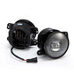 AlphaRex Universal Chrysler/Dodge/Hummer/Jeep DoubleTap Dual Color LED Proj Fog Lights - White/Amber 210004 *Discontinued