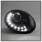 Spyder Volkswagen Beetle 06-10 Projector Headlights DRL LED Black PRO-YD-VB06-DRL-BK 5080929