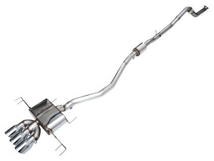 AWE Tuning 2023 Honda Civic Type R FL5 Touring Edition Exhaust w/ Triple Chrome Silver Tips