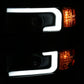 Anzo Projector Headlights With Plank Style Design Black w/Amber 15-17 Chevr