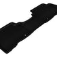 3D MAXpider 2014-2015 Kia Sorento 7-Seats Kagu 2nd Row Floormats - Black L1KA01621509