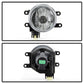 Spyder 19-21 Toyota RAV4 OEM Style Fog Light w/ OEM Switch - Clear FL-TRAV419-C 5087126