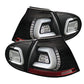 Spyder Volkswagen Golf V 06-09 LED TURN SIGNAL LED Tail Lights Black ALT-YD-VG03-LED-BK 5073792