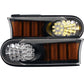 Anzo 2007-2013 Toyota Fj Cruiser LED Parking Lights Black w/Amber Reflector