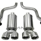 Corsa Performance 09-13 Chevrolet Corvette C6 6.2L V8 Polished Xtreme Axle-Back Exhaust