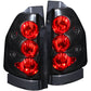 Anzo 2002-2008 Gmc Envoy Taillights Black