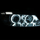 Anzo 2006-2008 BMW 3 Series E90-E91 Projector Headlights w/ Halo w/ LED Bar