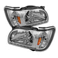SPYDER Xtune Toyota Tacoma 01-04 1 Piece w/ Chrome Trim Corner Crystal Headlights HD-ON-TT01-1PC-LED-CC-C 5056368