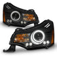 Anzo 2008-2011 Ford Focus Projector Headlights Black
