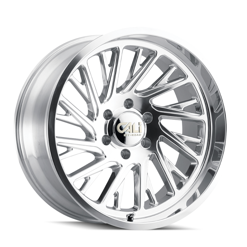 Cali Off-Road 9114 Purge 22x12 / 6x135 BP / -51mm Offset / 87.1mm Hub Polished Wheel 9114-22236P