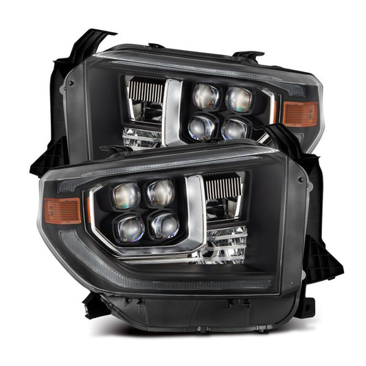 AlphaRex 14-21 Toyota Tundra NOVA-Series LED Proj Headlights Blk w/Actv Light & Seq. Sig + DRL 880833 *Discontinued