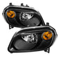 SPYDER Xtune Chevy Hhr 2006-2011 Crystal Headlights Black HD-JH-CHHR06-BK 9023828
