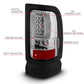 ANZO 1994-2001 Dodge Ram 1500 LED Taillights Plank Style Chrome w/ Clear Lens 311341