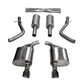Corsa 17-18 Dodge Charger 5.7L V8 Xtreme Cat-Back Dual Rear Exit w/4.5in Black Tips 21004BLK