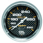 AutoMeter Carbon Fiber 2-5/8in 140-280 Deg F Mechanical Oil Temp Gauge 4841
