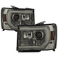 Spyder GMC Sierra 1500/2500/3500 07-13 V2 Projector Headlights - Smoke PRO-YD-GS07V2-LBDRL-SM 5083654
