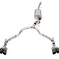 CORSA Performance Corsa 21-22 Suburban / Yukon XL 5.3L 4WD Dual Rear 3in - 2.75in Sport Cat-Back DW 4in Black Tips 21128BLK