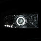 Anzo 1994-2001 Dodge Ram Projector Headlights w/ Halo Chrome