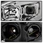 SPYDER xTune 13-16 Ford Escape 13-16 LED Light Bar Halogen Proj Headlights - Chrome (PRO-JH-FESCA13-LB-C) 9042928