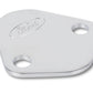 Ford Fuel Pump Block-Off Plate Chrome w/Ford Logo FRD302-290