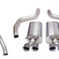 Corsa Performance 3.0" Dual Rear Exit Cat-Back Exhaust System With Twin 4.0" Tips