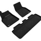 3D MAXpider 21-22 Tesla Model Y Elegant 1st 2nd Row - Floor Mat Set (Black) L1TL02704709