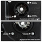 Spyder Chevy Silverado 1500 03-06 Projector Headlights LED Halo LED Ambr Reflctr Ch PRO-YD-CS03-AM-C 5009463