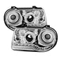 SPYDER Xtune Chrysler 300C 05-10 ( Not 300 ) Halo Projector Headlights Chrome PRO-JH-C300C-LED-C 9027741